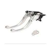 ENLIGMA Motorcycle Handle Levers Modified Brake Lever Parking Handbrake Brake Horn Handle with Parking Function Labor-Saving Anti-Fall Foldableableable Brake Clutch Lever(12)