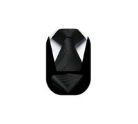 Enlision Ties for Men Wedding Check Plaid Tie and Pocket Square Set Men's Necktie with Handkerchief For Formal Business