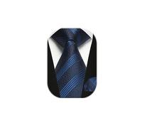 Enlision Ties for Men Wedding Check Plaid Tie and Pocket Square Set Men's Necktie with Handkerchief For Formal Business