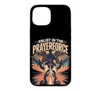 Enlist in the Prayerforce; Angels Flying Cover Case for iPhone 15