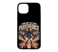 Enlist in the Prayerforce; Angels Flying Cover Case for iPhone 15 Plus