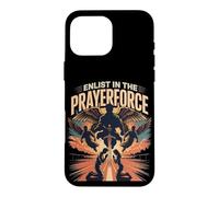 Enlist in the Prayerforce; Angels Flying Cover Case for iPhone 16 Pro Max