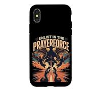 Enlist in the Prayerforce; Angels Flying Cover Case for iPhone X/XS