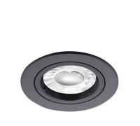 Enlite DL1B 230V GU10 Fixed Lock Ring Downlight Black (Lamp Not Included)