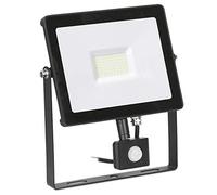 Enlite EN-FLH50PW/40 Quazar 50W Adjustable IP65 Driverless LED Floodlight with PIR Sensor 4000K White - Cool White. Devola Led Keyring.