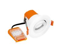 Enlite FD2/CS 230V 6W LED IP65 Adjustable Dimmable Fire Rated Downlight White 3000K/4000K/6500K