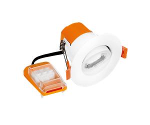 Enlite FD2/CS 230V 6W LED IP65 Adjustable Dimmable Fire Rated Downlight White 3000K/4000K/6500K