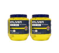 Enliven Hair Gel Ultimate Hold (Yellow) - 500mlx2 Pack - Mens Hair Products - Gel for Everyday Use - Shape Hair Your Way - Hair Gel Mens Products