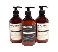 Enliven Luxe Golden Oud Handwash, Shower Gel & Body Lotion Bundle - 500mlx3 Toiletries Set - Luxury Hand Wash, Body Moisturiser & Shower Gel - Bath & Shower Bundle