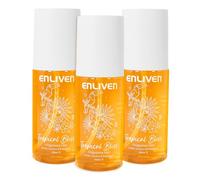 Enliven Tropical Bliss Fragrance Mist - 150mlx3 Pack - Notes of Coconut, Orange, Jasmine & Vanilla - Body Spray - Gifts For Women - Fragrance Body Mist - Womens Body Spray