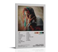ENLLVKCBR Easy Money Baby Music Poster Poster Decorative Painting Canvas Wall Posters And Art Picture Print Modern Family Bedroom Decor Posters 24x36inch(60x90cm)