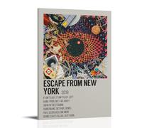 ENLLVKCBR Escape From New York Music Poster Poster Decorative Painting Canvas Wall Posters And Art Picture Print Modern Family Bedroom Decor Posters 16x24inch(40x60cm)
