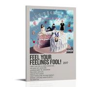 ENLLVKCBR Feel Your Feelings Fool Music Poster Poster Decorative Painting Canvas Wall Posters And Art Picture Print Modern Family Bedroom Decor Posters 16x24inch(40x60cm)