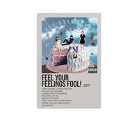 ENLLVKCBR Feel Your Feelings Fool Music Poster Poster Decorative Painting Canvas Wall Posters And Art Picture Print Modern Family Bedroom Decor Posters 24x36inch(60x90cm)
