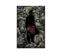 ENLLVKCBR H.G.Wells - The Invisible Man Poster Decorative Painting Canvas Wall Posters And Art Picture Print Modern Family Bedroom Decor Posters 24x36inch(60x90cm)