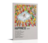 ENLLVKCBR Happiness by Dance Gavin Dance Music Poster Decorative Painting Canvas Wall Posters And Art Picture Print Modern Family Bedroom Decor Posters 24x36inch(60x90cm)