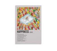ENLLVKCBR Happiness by Dance Gavin Dance Music Poster Decorative Painting Canvas Wall Posters And Art Picture Print Modern Family Bedroom Decor Posters 16x24inch(40x60cm)