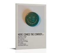 ENLLVKCBR Here Comes The Cowboy Music Poster Poster Decorative Painting Canvas Wall Posters And Art Picture Print Modern Family Bedroom Decor Posters 16x24inch(40x60cm)
