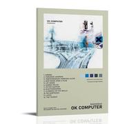 ENLLVKCBR Ok Computer Music Poster Poster Decorative Painting Canvas Wall Posters And Art Picture Print Modern Family Bedroom Decor Posters 24x36inch(60x90cm)