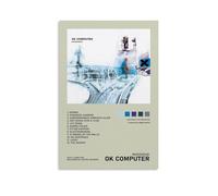 ENLLVKCBR Ok Computer Music Poster Poster Decorative Painting Canvas Wall Posters And Art Picture Print Modern Family Bedroom Decor Posters 16x24inch(40x60cm)