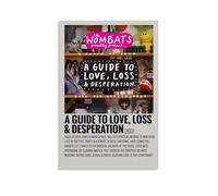 ENLLVKCBR The Wombats, A Guide to Love, Loss & Desperation Music Poster Poster Decorative Painting Canvas Wall Posters And Art Picture Print Modern Family Bedroom Decor Posters 24x36inch(60x90cm)