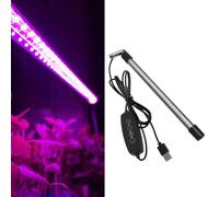 Enlybee 2024 LED Full Spectrum Plant Light Flexible Brightness Timer Switch Easy Installation for Indoor Plants 48 LEDs Plant Lamp with 4H 8H 12H Timing 6 Modes Full Spectrum 5W USB 5V