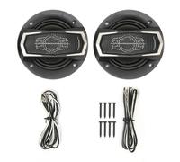 Enlybee 300W Full Range Bass 4 Ohm 4 Inch Car Coaxial Speakers for Stereo Sound Advanced Heat Dissipation Design, Crisp Clear Audio, Long Service Life