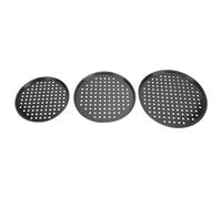 Enlybee 3pcs Carbon Steel Pizza Pan, Round Pizza Baking Pans with Holes, Non Stick Pizza Tray for Oven, for Restaurants and Home Use, 1261194.//. Inch Set