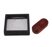 Enlybee Magnet Finger Stress Relief Slider, Wooden mpres Toy for Adults, S Mechanical Feel with Sto t Portable Finger Slider Toy for Home Tl, (Limiting Demon)