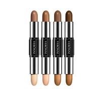 EnMart 4 Pcs Dual-Ended Contour Stick, 2 In 1 Cream Highlight Contour Pen, Makeup Bronzer Shading Stick, Face Highlighters Sticks, Concealer Contour Highlighter Pencil, Long Lasting Waterproof Makeup