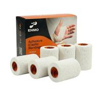 ENMO 6 Pack Adhesive Elastic Bandage - Strong Adhesion & Breathable Cotton Material for Relief, Support & Flexible Protection During Exercise - 7.5cm Cohesive Sports Tape