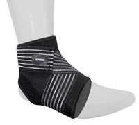 Enmo Adjustable Ankle Support - One Size, Breathable, For Sprain Ankle, Strains, Ankle Injury, Injury Recovery, Joint Pain, Arthritis, Open Heel Design, For Sports
