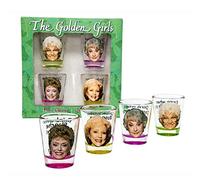Enmone Just Funky Golden Girls Shot Glasses Set of 4