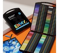 ENMY 80 Colours Acrylic Markers Brush Tip - Direct Liquid Acrylic Paint Pens for Anime Drawing, Illustration, Fabric, Rock, Wood, Glass, Paper, Craft Supplies for Artists