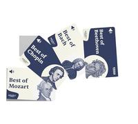 enna Cards Set Amazon Exclusive - 4 Cards for enna Dock, Tablet for Seniors, Classical Music (Best of Bach, Beethoven, Chopin, Mozart)