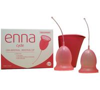 enna Menstrual Cup Size M 2 Cups + Sterilizer