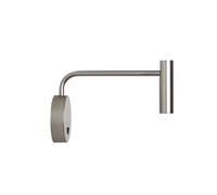 Enna Wall Lamp WITH LED Matt Nickel