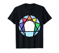 Enneagram of Personality Symbol Test Nine Personality Types Value Graphic T-Shirt, Men, Black, M