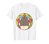 Enneagram of Personality Symbol Test Nine Personality Types Value Graphic T-Shirt, Men, White, M