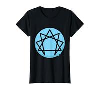 Enneagram of Personality Symbol Test Nine Personality Types Value Graphic T-Shirt, Women, Black, S