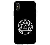 ENNEAGRAM SYMBOL PERSONALITY TYPE 4 FOUR INDIVIDUALIST Case for iPhone X/XS