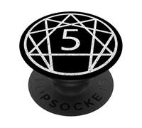 ENNEAGRAM SYMBOL PERSONALITY TYPE 5 FIVE INVESTIGATOR PopSockets Adhesive PopGrip