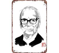 ennio morricone Vintage Metal Tin Signs Retro Garage Signs Movie Posters Sign Man Cave Decor 8×12 Inch