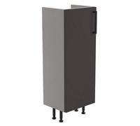 Ennis Matt Graphite Contemporary Freestanding Fitted Bathroom Slim Base Unit (W)300mm (H)820mm