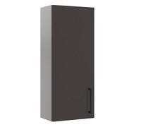 Ennis Matt Graphite Fitted Bathroom Single Wall Cabinet (H)72Cm (W)30Cm