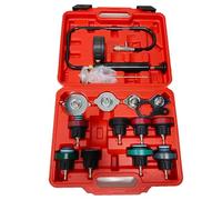 ENNJING Coolant Pressure Tester Kit-Radiator Pressure Tester Kit, Vacuum Cooling System Tester Master Tool Kit, Fit Most European and Japanese Vehicles (15 Pcs)