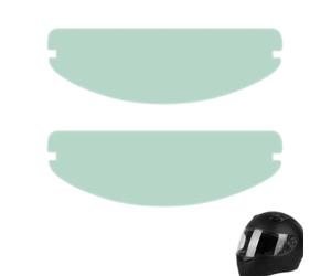 ENNJING Universal Visor Insert Anti Fog Film 2 Pack, Pinlock Pin Lock Motorcycle Helmet Visor Insert, HD Clear Anti Glare Waterproof Shield, Full Face Open Face Helmet Accessories