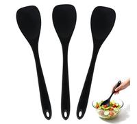 Ennoxwi 3-Piece Silicon Cooking Spoon, Heat-Resistant Kitchen Helper Made of Silicon, Cooking Spoon, Scratch-Free for nonstick Pans, Cooking Accessory for Daily use