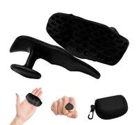 Ennoxwi Pack of 2 Weightlifting Grips Anti Slip, Gym Gloves, Silicon Grip Pads Callus Protection for Pull-Ups, Weightlifting, Barbell & Deadlift, Ergonomic Gym Grips