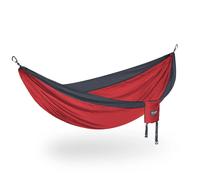 Eno Doublenest Hammock: Red/Charcoal Colour: Red/Charcoal